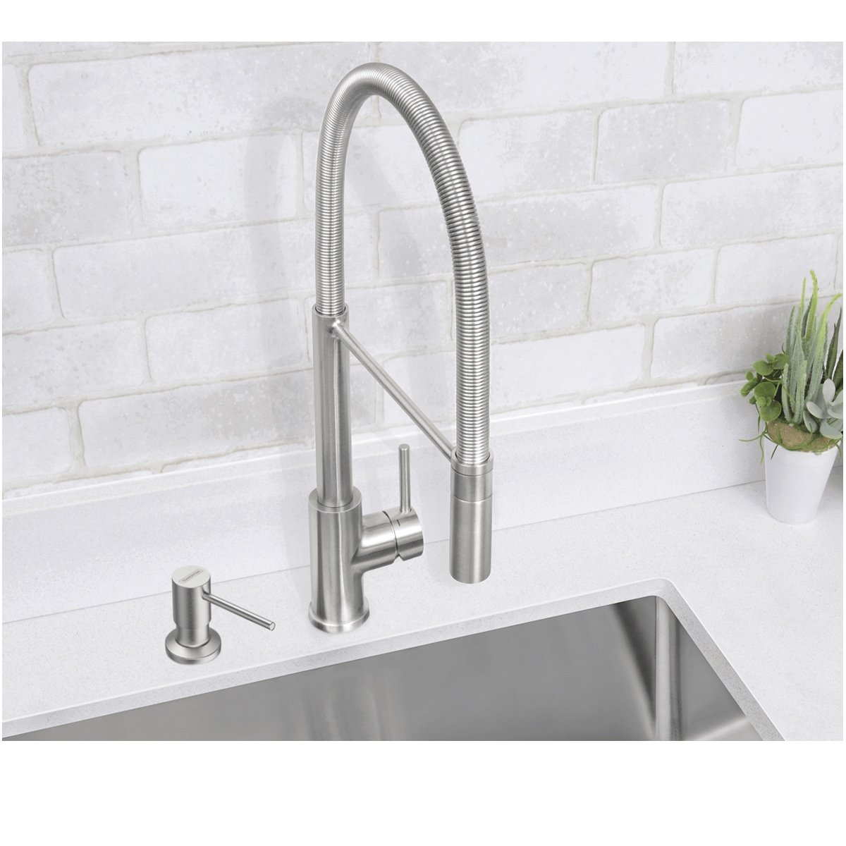 Torneira Monocomando Inox Tramontina Vers...
