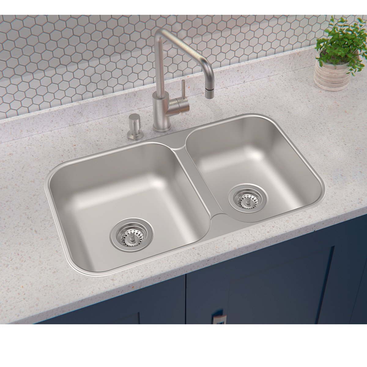 Cuba Inox Dupla Acetinada Tramontina Isis...