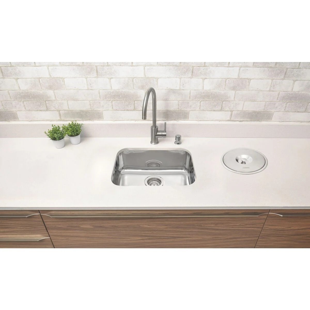 Cuba Inox Tramontina 47x30x17cm Com Válvu...